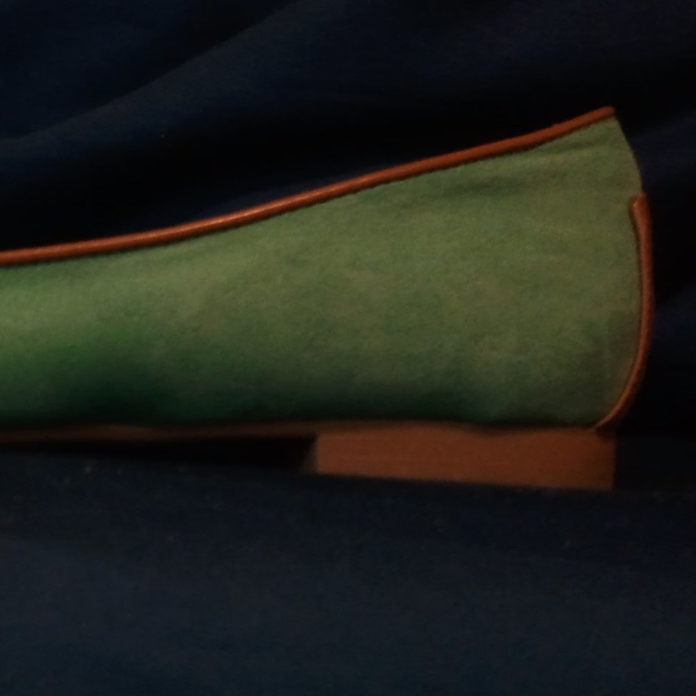 NWOT Merona Sea Green Loafers Vegan Moccasin  6.5 - Picture 4 of 6